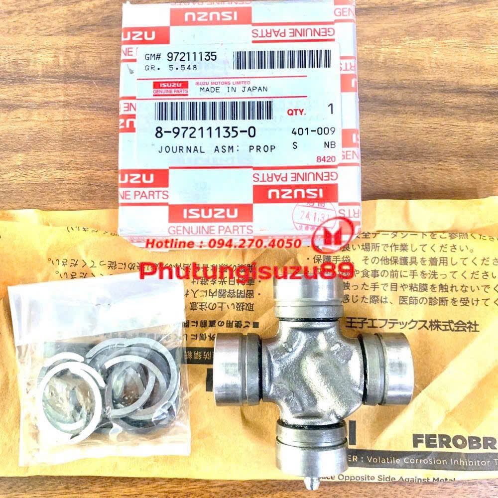 BI CHỮ THẬP CÁC ĐĂNG ISUZU QKR CHÍNH HÃNG -CÓ VÚ BƠM