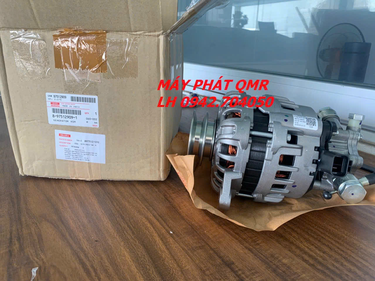 MÁY PHÁT ĐIỆN ISUZU QMR CHÍNH HÃNG