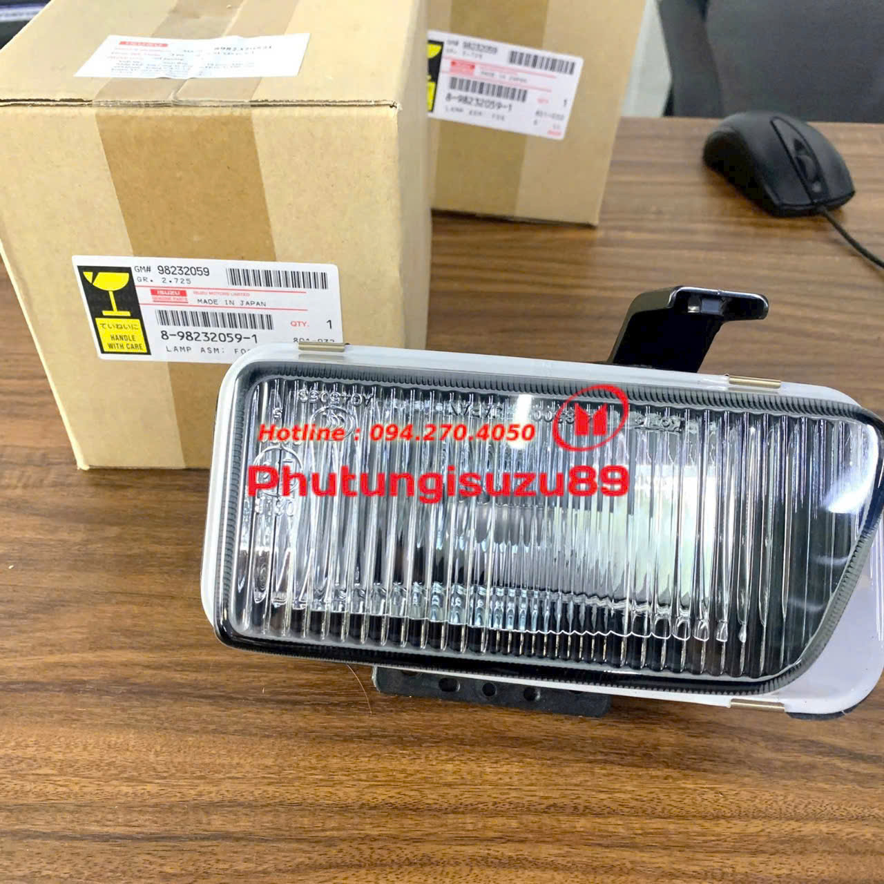 ĐÈN GẦM - ĐÈN SƯƠNG MÙ ISUZU NPR NQR FRR CHÍNH HÃNG
