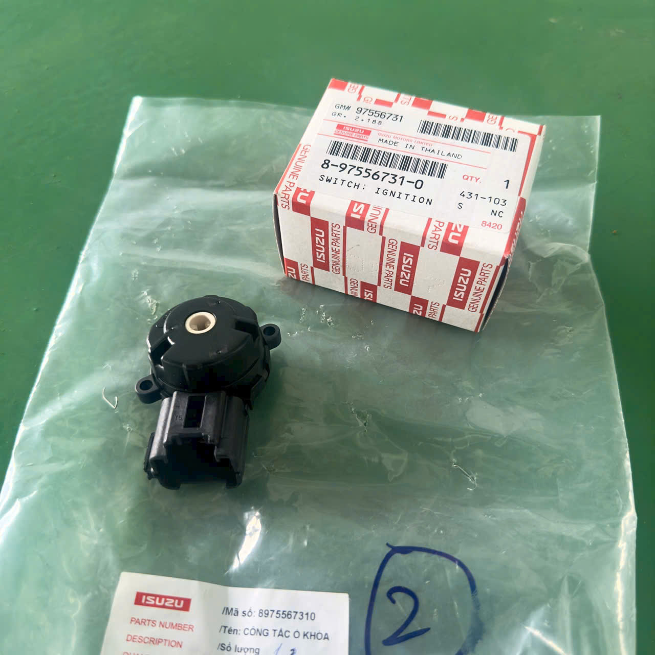 CÔNG TẮC Ổ KHÓA ISUZU CHÍNH HÃNG