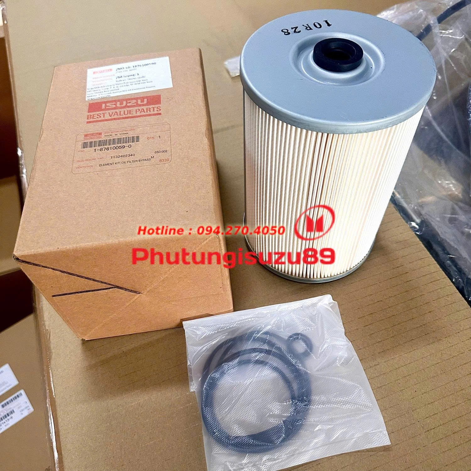 LỌC NHỚT PHỤ ISUZU GIGA EXZ