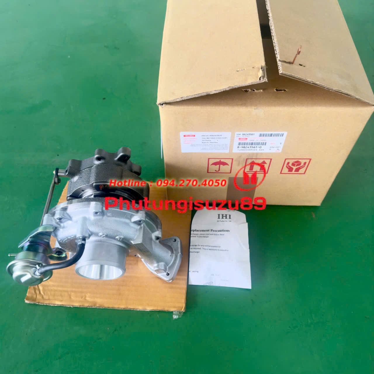 TURBO TĂNG ÁP ISUZU QKR EURO4